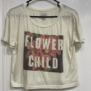 Flower child crop top